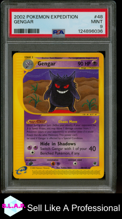 GENGAR POKEMON EXPEDITION 2002 48 PSA 9 - Image 1