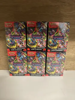 Phantasmal Flames Booster Bundle Sealed Pokemon TCG x6 - Fast Shipping - Image 1