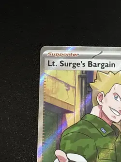 Pokemon TCG Mega Evolution Lt. Surge's Bargain Ultra Rare 170/132 NM - Image 2