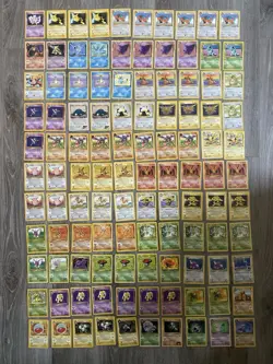 110 Vintage RARE (⭐ Only) Non Holo Pokemon Card Lot + Promos READ! (MP/LP/NM) - Image 1