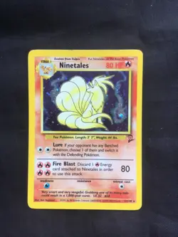 Pokemon Cards: Base Set 2 Rare Holo: Ninetales 13/130 - Image 1