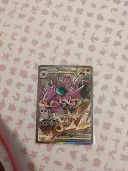 Pokemon TCG Team Rockets Nidoking EX 233/182 Destined Rivals - Image 1