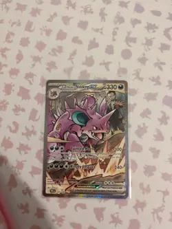 Pokemon TCG Team Rockets Nidoking EX 233/182 Destined Rivals - Image 2