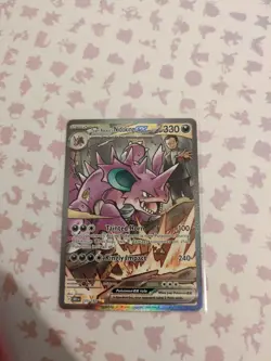 Pokemon TCG Team Rockets Nidoking EX 233/182 Destined Rivals - Image 3