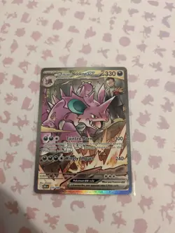 Pokemon TCG Team Rockets Nidoking EX 233/182 Destined Rivals - Image 4