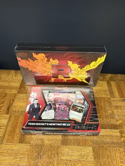 Pokemon Team Rocket's Moltres ex UPC & Team Rocket’s Mewtwo Ex Factory Sealed. - Image 1