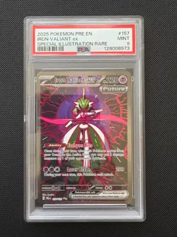 Iron Valiant ex SIR - Pokemon SV Prismatic Evolutions - 157/131 PSA 9 Mint - Image 1