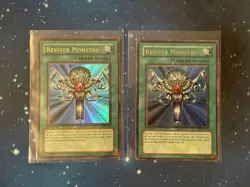 2x Yu-Gi-Oh! 2002 MONSTER REBORN 1st Edition Ultra Rare LDB-P118 LOB PACK FRESH - Image 1