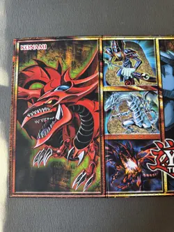 Yugioh Gameboard Playmat - Egyptian Gods Ra Obelisk Slifer Yugi Kaiba Joey - Image 2