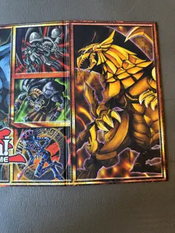 Yugioh Gameboard Playmat - Egyptian Gods Ra Obelisk Slifer Yugi Kaiba Joey - Image 4