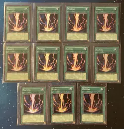 11x Yu-Gi-Oh! 2002 RAIGEKI 1st Super Rare LDB-P053 Portuguese LOB PACK FRESH Neu - Image 1
