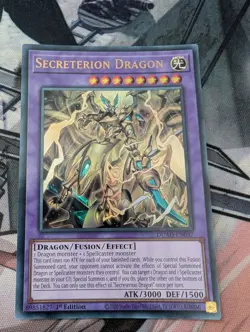 DUAD-EN037 Secreterion Dragon Ultra Rare 1st Ed YuGiOh - Image 1