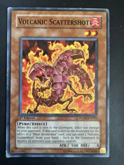 Volcannic Scattershot FOTB-EN010 Yu-Gi-Oh! Light Play 1st Edition - Image 1