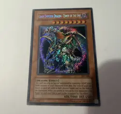 Chaos Emperor Dragon - Envoy of the End IOC-000 Secret Rare - Vintage YuGiOh LP - Image 1