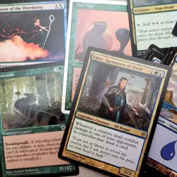 Whole COMMANDER Magic 100 MTG Cards*SNAKES* Edric's Tribal Budget Beginners Deck - Image 1