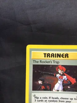Pokemon Cards: Gym Heroes Rare Holo: The Rocket's Trap 19/132 - Image 3