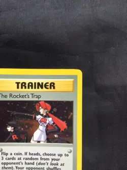Pokemon Cards: Gym Heroes Rare Holo: The Rocket's Trap 19/132 - Image 5