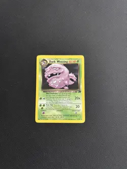 Pokemon Card Team Rocket Dark Weezing 31/82 Non Holo WOTC - Image 3