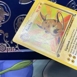 Raichu 29/62 1st Edition Rare Non-Holo Fossil Set Pokemon Card LP - Image 5