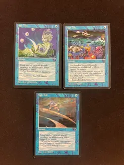 High Tide x3 (all three versions) [Fallen Empires] Magic MTG Cards LP/MP - Image 1