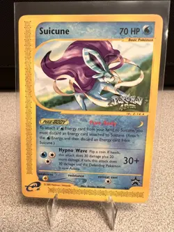 Suicune 53 Pokemon 4Ever Black Star Promo Non Holo Rare Card 2002 Pokemon TCG - Image 1