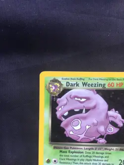 Pokemon Cards: Team Rocket Rare Holo: Dark Weezing 14/82 - Image 3