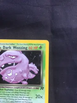 Pokemon Cards: Team Rocket Rare Holo: Dark Weezing 14/82 - Image 4