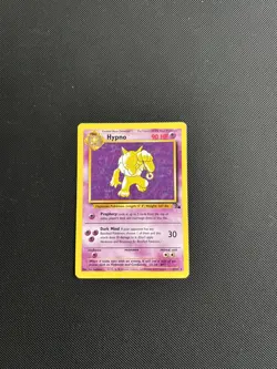 Pokemon Card Fossil Set Non Holo Hypno 23/62 WOTC - Image 3