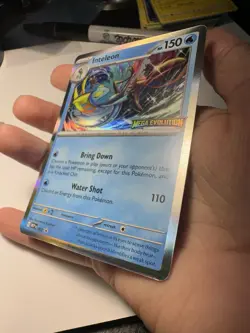 Inteleon MEP 002 Prerelease Promo Mega Evolution Stamped Pokemon Card NM - Image 3