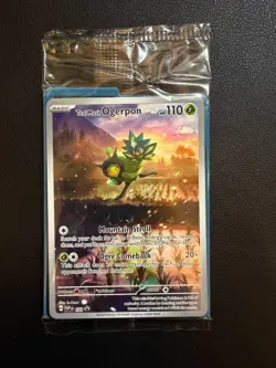 Teal Mask Ogerpon 123 SV: Scarlet & Violet Promo Cards Promo SEALED with divider - Image 1