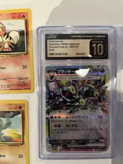 Pokemon Graded Cards CGC And Single Lot Of Random Collectibles - Image 4