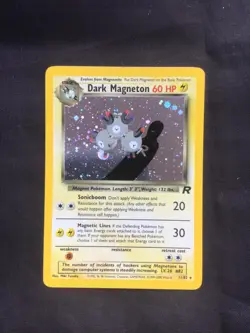 Pokemon Cards: Team Rocket Rare Holo: Dark Magneton 11/82 - Image 1