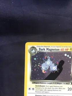Pokemon Cards: Team Rocket Rare Holo: Dark Magneton 11/82 - Image 3