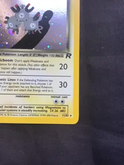 Pokemon Cards: Team Rocket Rare Holo: Dark Magneton 11/82 - Image 5