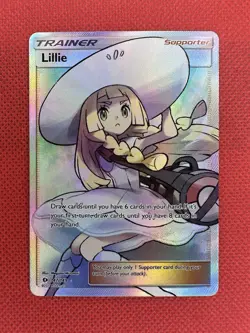 Lillie 147/149 SM Ultra Rare Base Set Card Near Mint NM Condition - Image 1