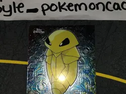 Kakuna #14 Chrome Holo Pokemon Topps Chrome Series 1 Card Slightly Damaged - Image 3