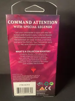 Magic The Gathering Commander Legends 15-Card Collector Booster Pack - Image 4
