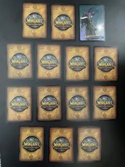 World of Warcraft card lot 14X Upper Deck trading game cards 2007 WOW Legion TCG - Image 2