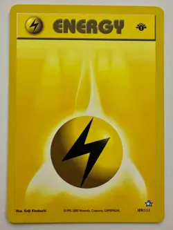 1st Edition Energy Cards - Neo Genesis Cards 105-111 Pokemon Cards - Mint - Image 4