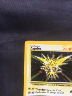 Pokemon Cards: Base Set 2 Rare Holo: Zapdos 20/130 - Image 3