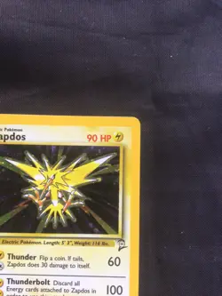 Pokemon Cards: Base Set 2 Rare Holo: Zapdos 20/130 - Image 4