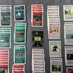 2x Playable Decks Light/Dark + Rules Star Wars CCG Customizeable Card Game SWCCG - Image 4