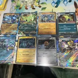 Pokemon Prismatic Paldea Evolved Surging Sparks Stamped Promo 8 Card Lot All NM - Image 1