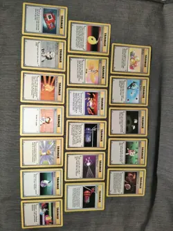 1999 NM Vintage Pokemon Trainer Cards - 18 Total - Great Condition No Duplicates - Image 3