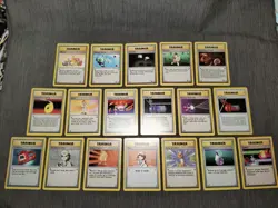 1999 NM Vintage Pokemon Trainer Cards - 18 Total - Great Condition No Duplicates - Image 5
