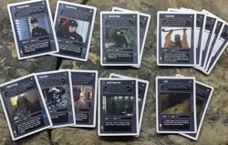 Vintage Star Wars CCG Dark Side Character Card Lot. - Image 1