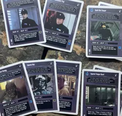 Vintage Star Wars CCG Dark Side Character Card Lot. - Image 3