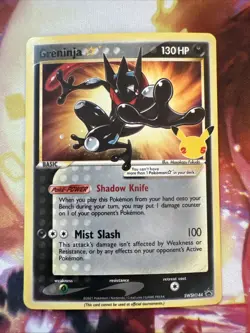 Pokemon Greninja Gold Star SWSH144 Holo Celebrations Promo Card NM/M Condition - Image 1