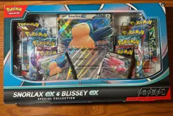 Pokemon Trading Card Game Snorlax ex and Blissey ex Special Collection Box - Image 1