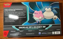 Pokemon Trading Card Game Snorlax ex and Blissey ex Special Collection Box - Image 2